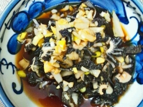 センマイのネギポン酢